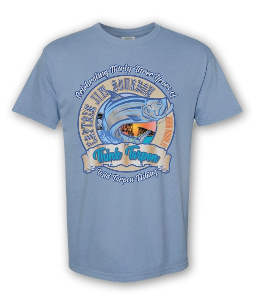 Custom Tee Shirt Design Capt. Jim Bourbon